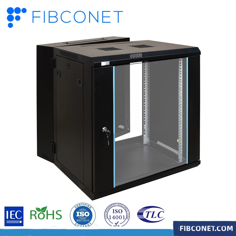 FTTH 12u 19inch Outdoor Optical Fiber Optic Network Cabinet with SPCC Material