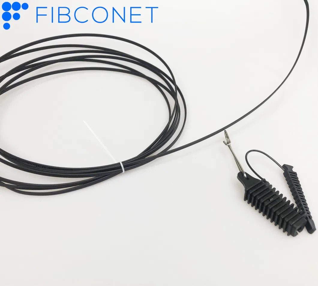 FTTH Fiber Optical Tension Clamp ADSS Cable Overhead Plastic with Steel Hook