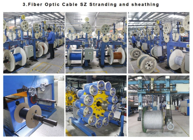 Outdoor Multimode Om1/Om2/Om3/Om4 Optical Fiber Cable 12/24 Core