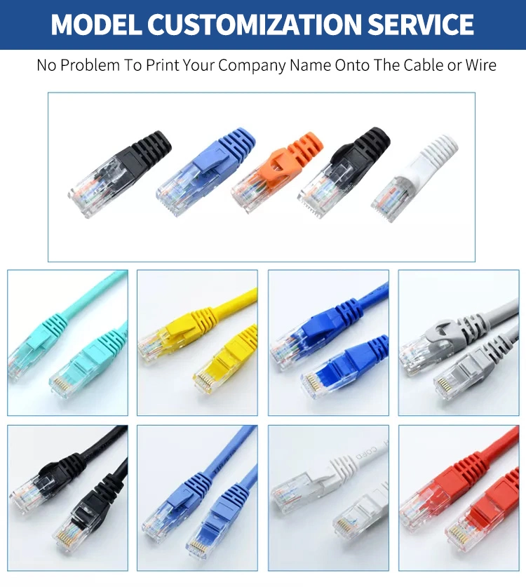 Waterproof Outdoor Cat5e RJ45 Network LAN Cable Exterior Patch Cord 5m/10m/15m/20m/30m for IP Camera