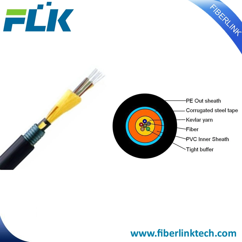 Distribution Tight Buffer Fiber Optic Cable Types for FTTH