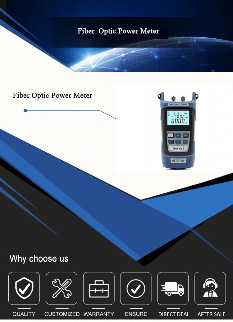 Portable Opm Cable Tester Handheld Mini Fiber Optical Power Meter for FTTH FTTB FTTX Network