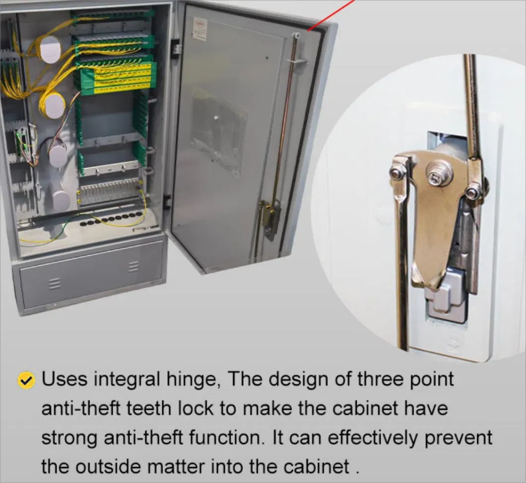 Gcabling 288c Fiber Cabinet IP65 Waterproof Network Fiber Optical Telecom Cabinet