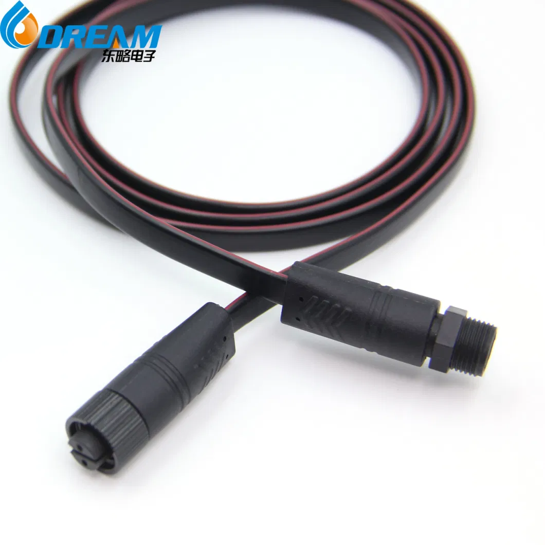 Customized M8 M12 M14 M15 M16 IP68 Waterproof Connector Cable 2 3 4 5 Pin Push Pull Adapters Connectors