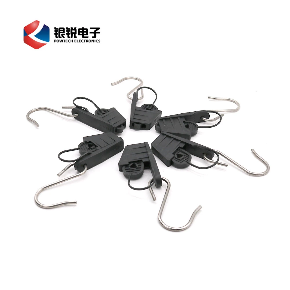 Tension Clamp FTTH Cable Fish Anchoring Suspension Drop Wire Clamps