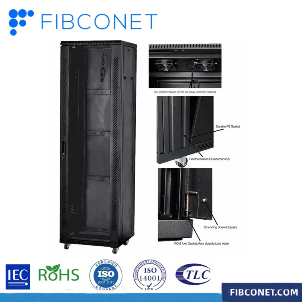 FTTH Outdoor Network Cabinet/Server Rack SPCC Optical Fiber 19inch Data Cabinet