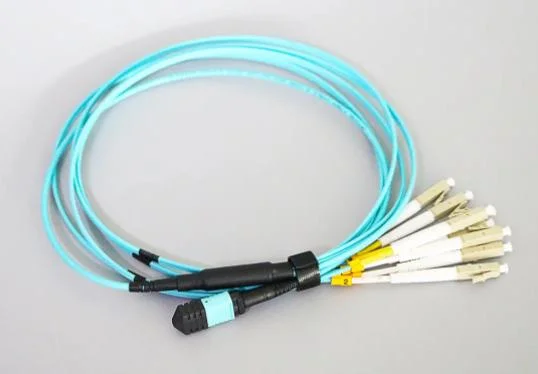 FTTH Fiber Optic Waterproof Patch Cord with Customized MPO Connector