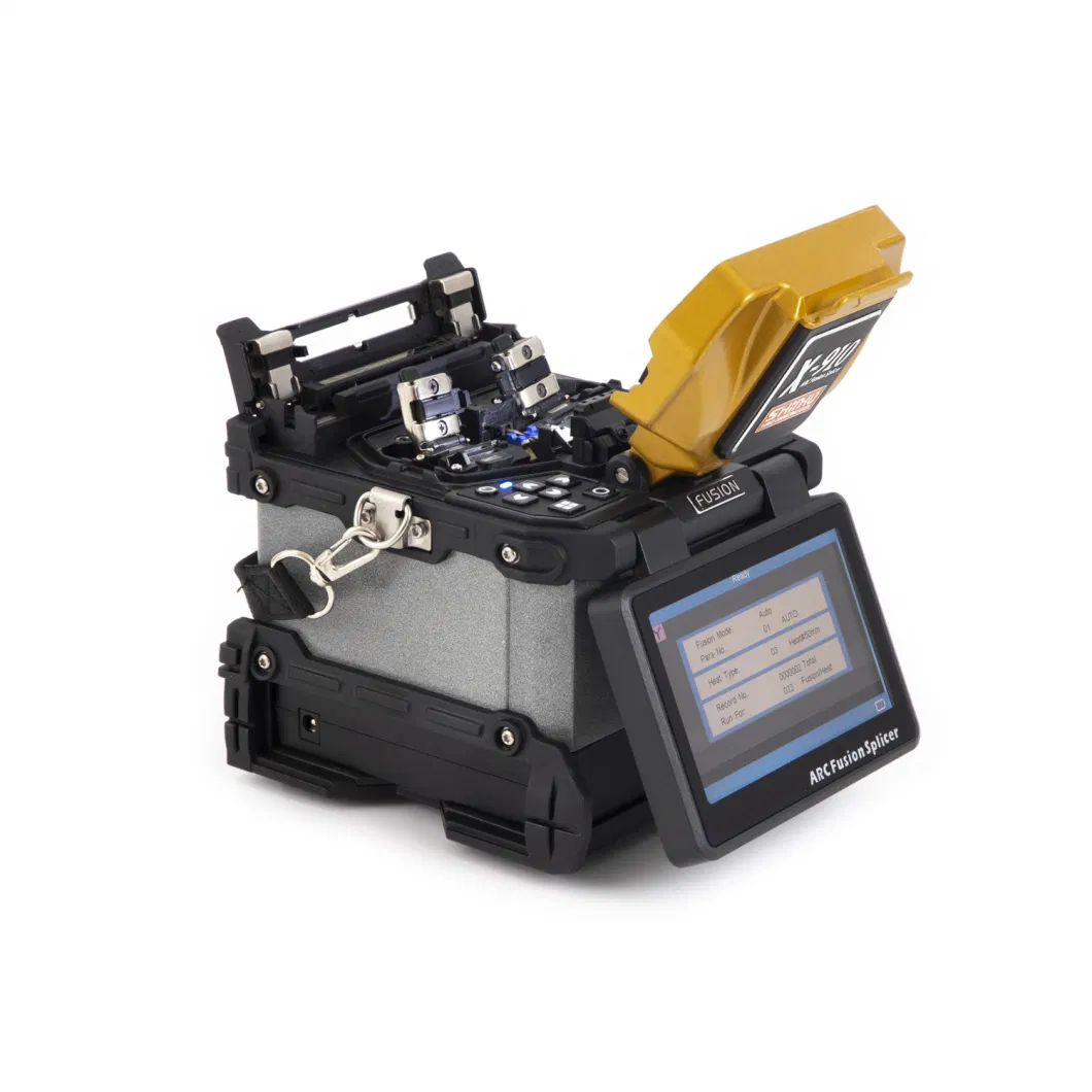 2024 New Model Fiber Optical Fusion Splicer Six Motor True Fiber Core Alignment Arc Automatic Fusion Splicer 6s Splicing 18s Heating