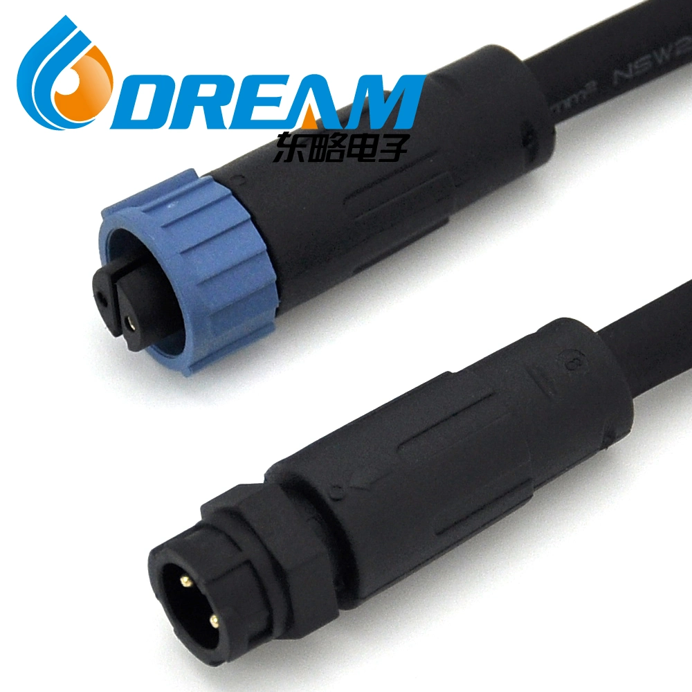 Customized M8 M12 M14 M15 M16 IP68 Waterproof Connector Cable 2 3 4 5 Pin Push Pull Adapters Connectors