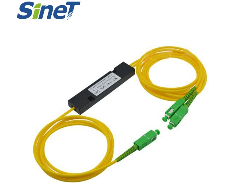 High Quality 1X2 Fbt Coupler or 2 Way PLC Splitters 1X2 Fiber Optic Splitter