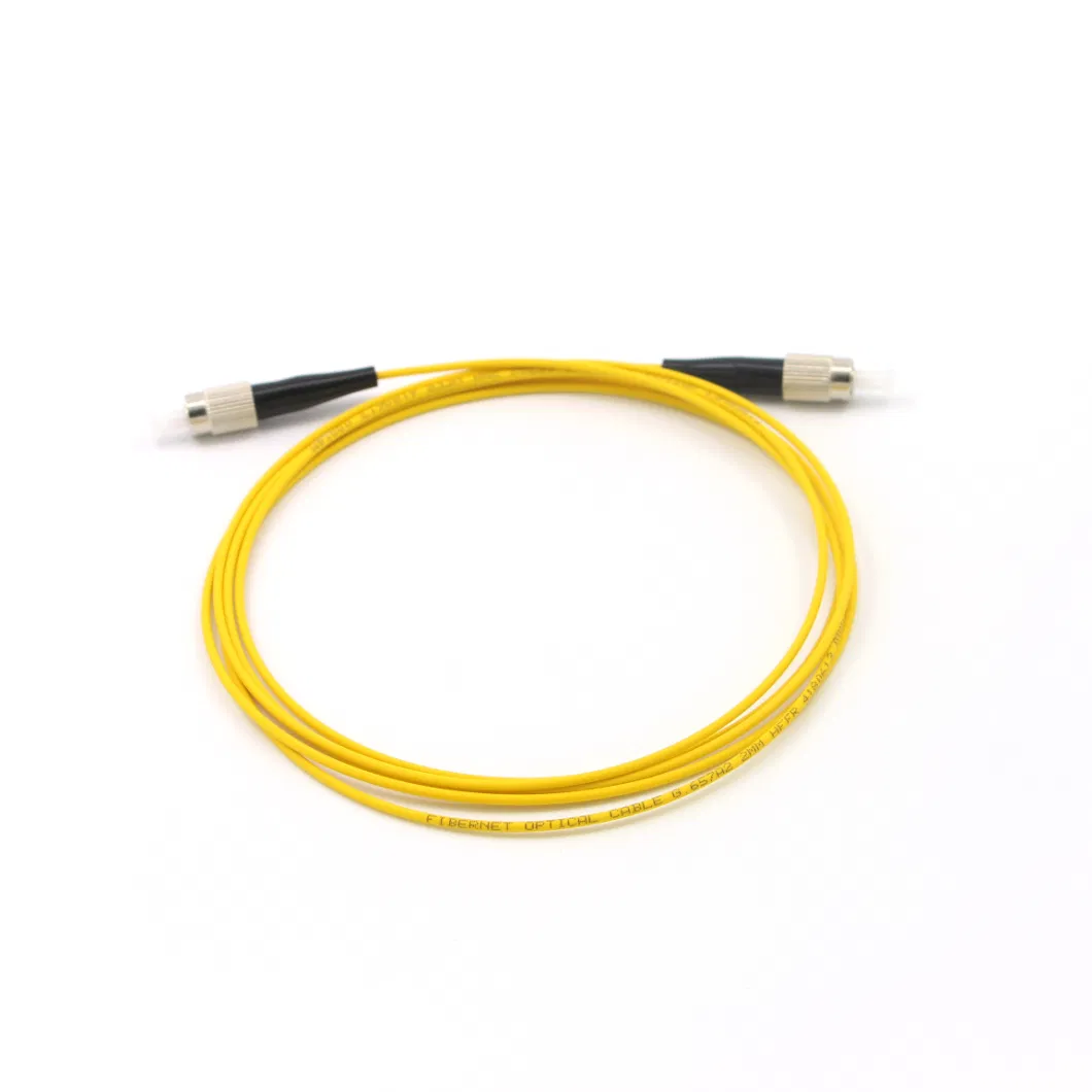 China LC, Mu, E2000, SMA, DIN, D4, FC, St, FC FTTH Indoor Outdoor Armoured Drop LSZH PVC Fiber Optic Optical Patch Cord Pigtail Jumper Cable