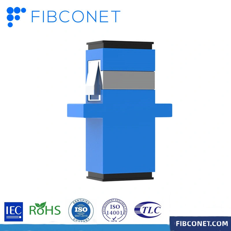 FTTH FTTX Simplex / Duplex Sc Upc with Flange Fiber Optical Adapter