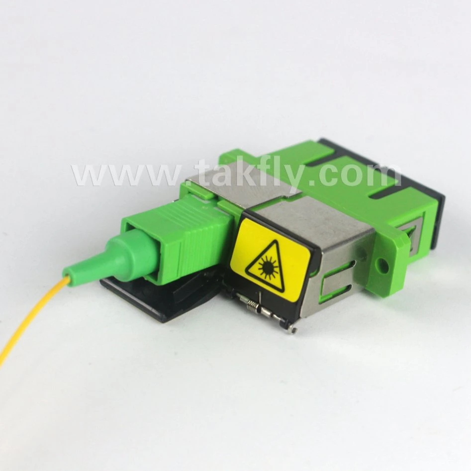Sc Duplex Fiber Optic Adapter with Shutter