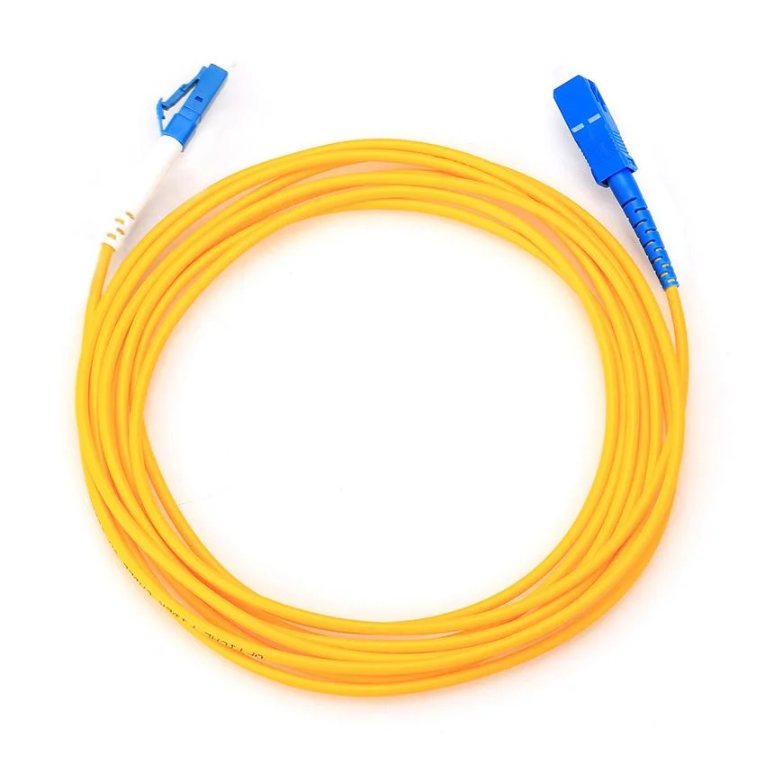 FTTH Optic Fiber Armored Patch Cord 2.0 3.0mm LC Sc Indoor Fiber Optical Cable Jumper