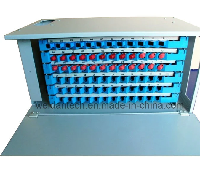 Professional 72 Cores ODF Fiber Optical Mangement Cabinet Distribution Unit Box