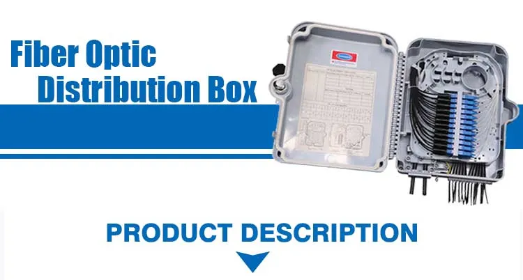 Outdoor 32 Ports Fiber Optic Distribution Box for FTTX/FTTH