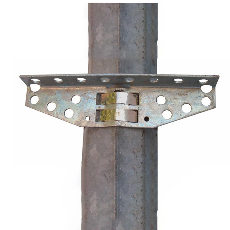 Factory Hot Galvanized Steel Multiple Drop Wire Cross-Arm Bracket for Pole