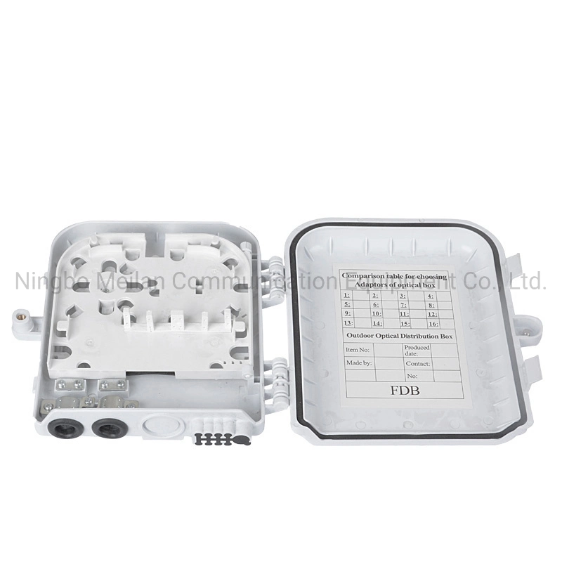 Wall Mount Type Outdoor ABS Plastic 8 Core Small Fiber Optic Junction Box