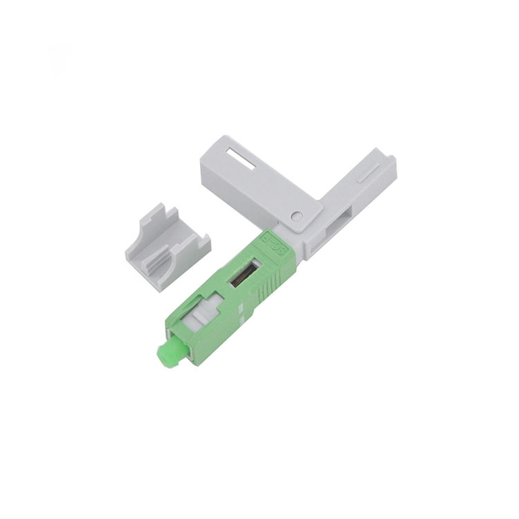 FTTH Quick Field Assembly Fiber Optic Sc APC Fast Connector