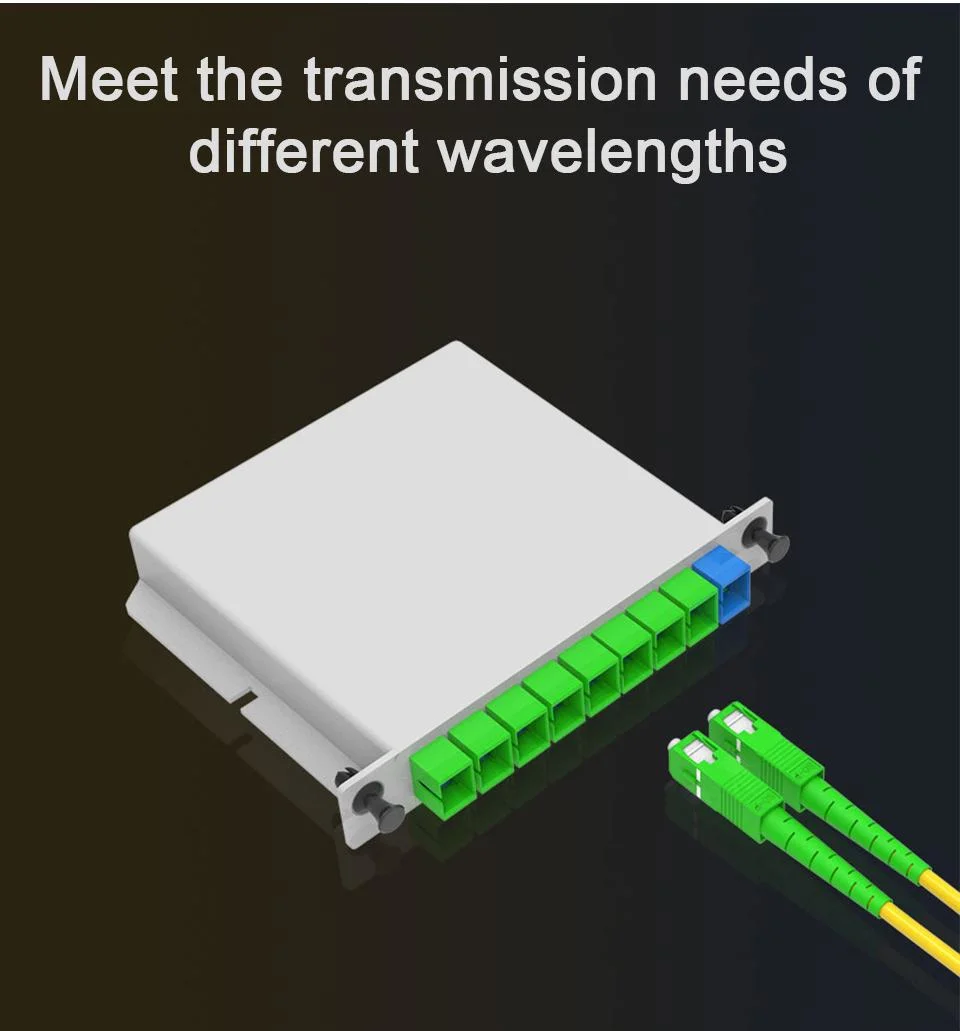 Lgx Cassette Type Fiber Optical Splitter 1*4 1*8 1* 16 1*32 Sc Upc APC Fibre PLC Splitter