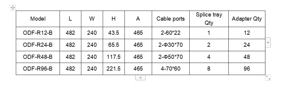 Rack Mount 48 Port Sc Upc/APC Outdoor Sliding Fiber Optic Patch Panel ODF Distribution Frame Price for Communication