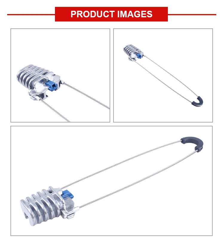 Anchor Tension Clamp Simplex/Duplex Cable Dead End Clamp for FTTH