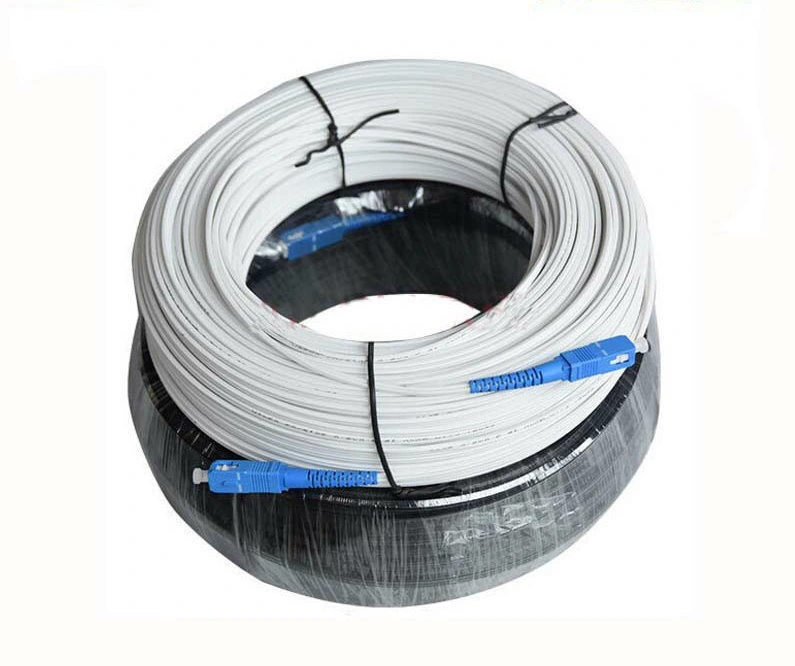 LSZH Flat Indoor/Outdoor Optical Patch Cord Fiber Cable Gjxch FTTH 1/2/4 Cores