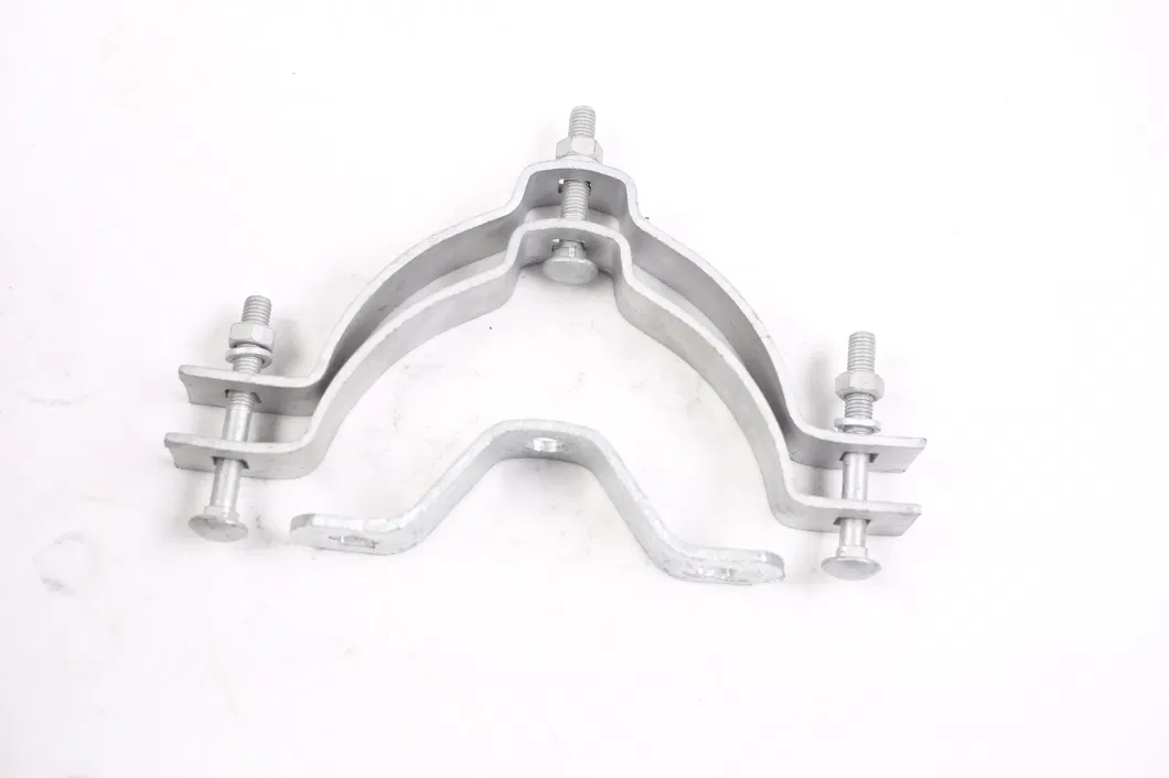 Hot DIP Galvanized Pole Band Mounting Clamp for Pole Line Hardware