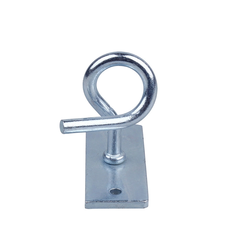 Yj-1612 Bracket C Type Hook Clamp Galvanized Steel Pole Bracket Tension Clamp Draw Drop Cable