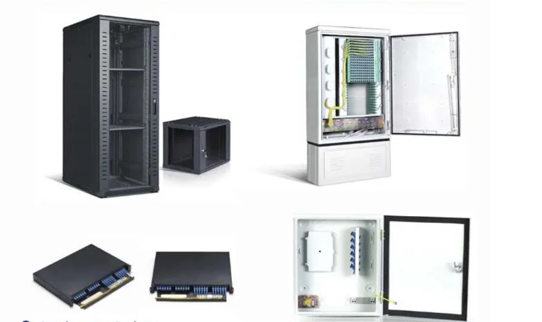 FTTH Outdoor Network Cabinet/Server Rack SPCC Optical Fiber 19inch Data Cabinet