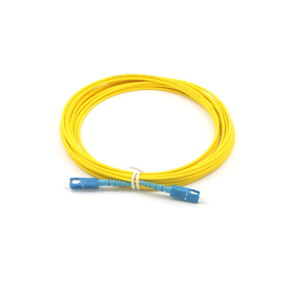 China LC, Mu, E2000, SMA, DIN, D4, FC, St, FC FTTH Indoor Outdoor Armoured Drop LSZH PVC Fiber Optic Optical Patch Cord Pigtail Jumper Cable