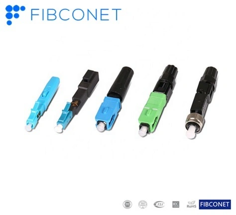FTTH Cold Shut Type LC LC APC LC Upc Fiber Optic Fast Connector Quick Connector Field Connector