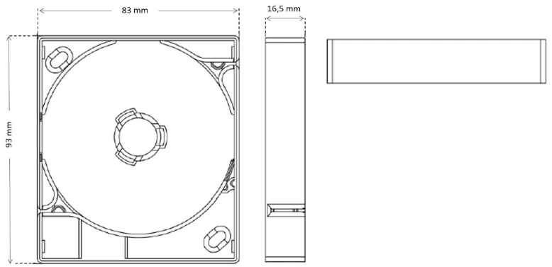 Ftta Fiber Optic Mini-Sc Wall Mounted Indoor Compact Roseta Termination