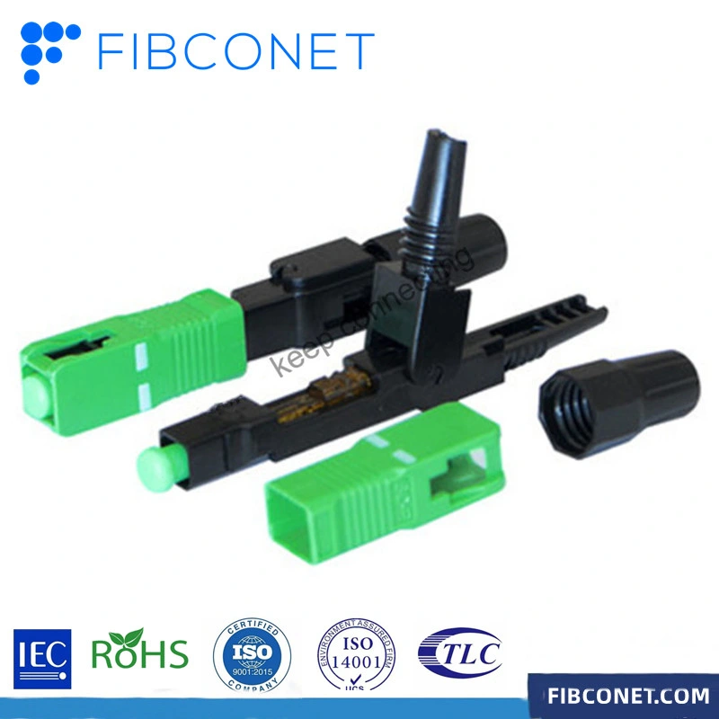 FTTH Sc/LC APC/Upc Simplex Sm Fiber Optic Fast Connector Optical Quick Connectors