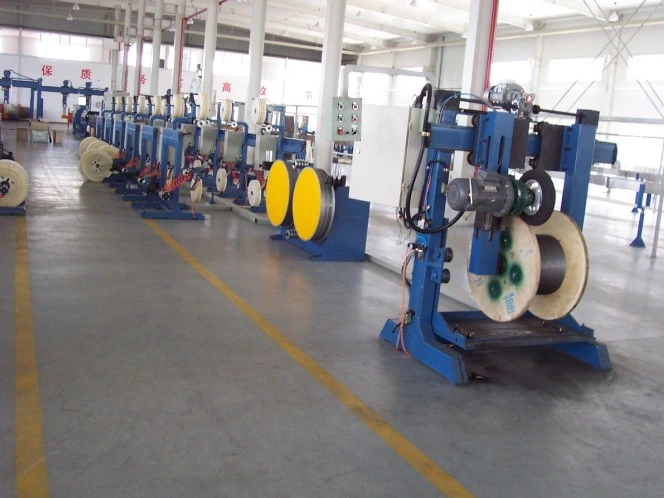 Premium Outdoor Fiber Optic Cable Machine Loose Tube Optical Fiber Cable Sz Stranding Line by Ce / ISO9001 / 7 Patents