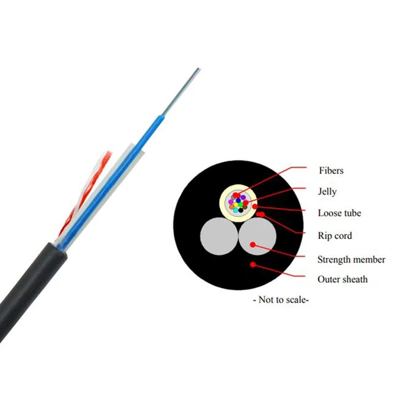 Fibre Optic Cable Asu 80mts 06fo Aerial Unitube Optical Cable