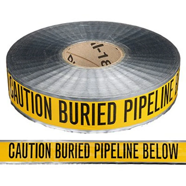 Caution Buried Water Line Below-Underground Detectable Warning Tape Utility PE Non Detectable Warning Tape Caution Fiber Optic Cable Buried Below
