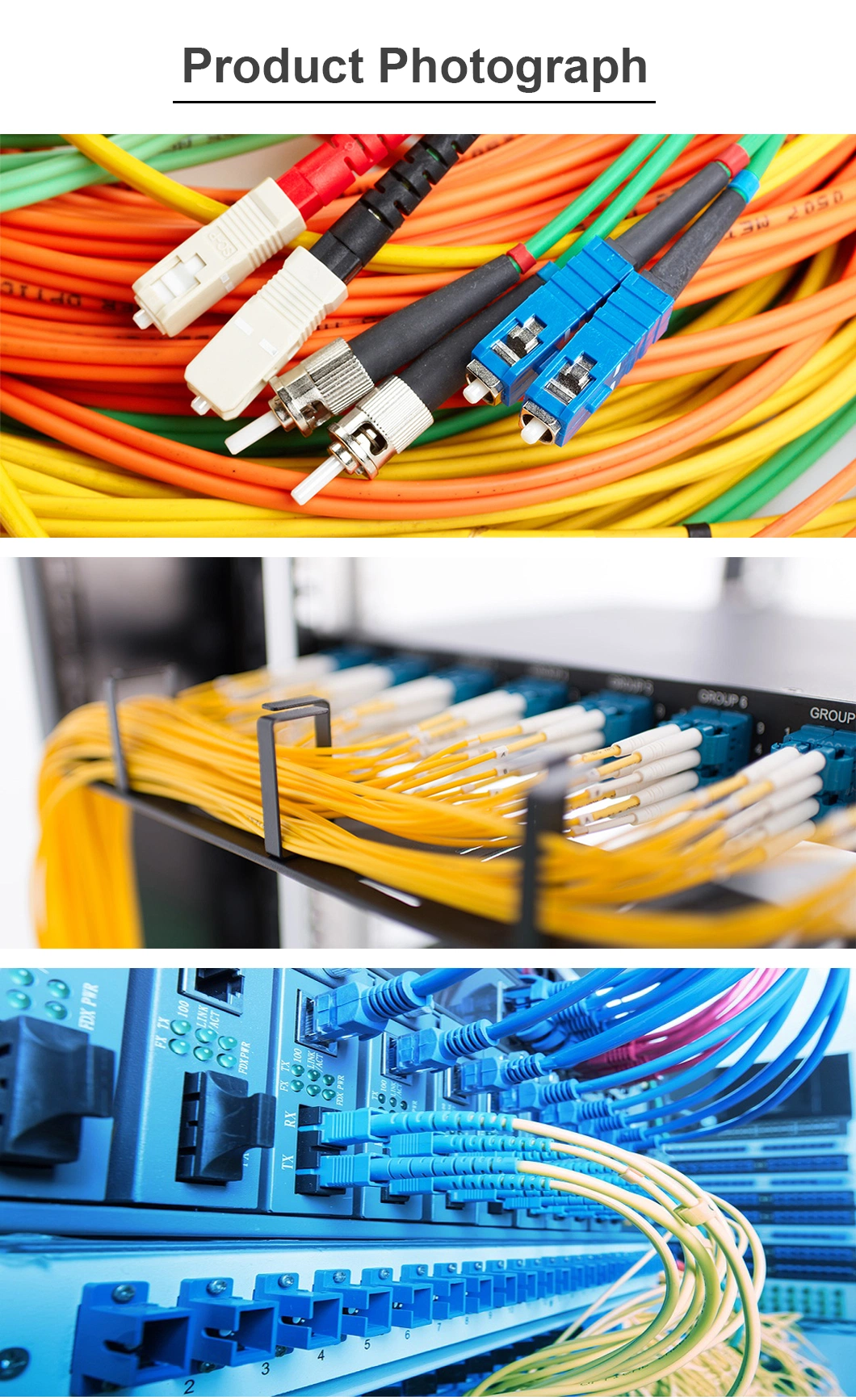 Low Loss Good Exchange Ability Cabling Fiber with RoHS G652D G657A1 G657A2