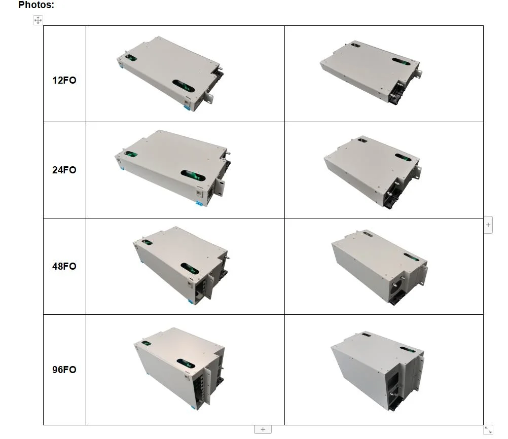 Rack Mount 48 Port Sc Upc/APC Outdoor Sliding Fiber Optic Patch Panel ODF Distribution Frame Price for Communication