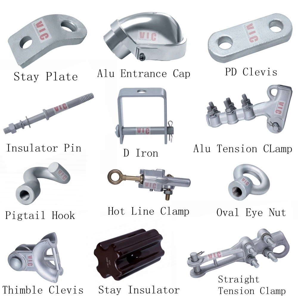 Cable Suspension Clamp Aluminum Heavy Duty Pole Clamp