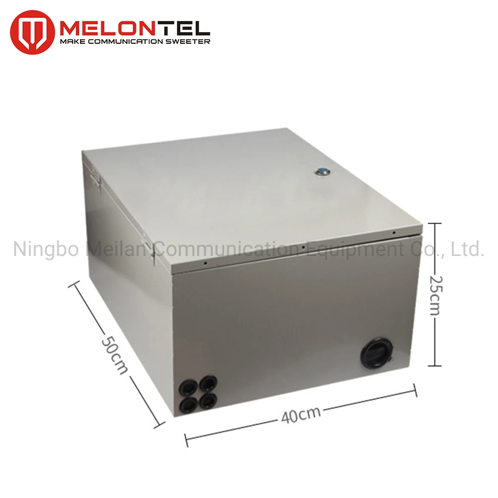 Fiber Optic 96 Core Fully Loaded Wall Mount Type Outdoor SPCC Telecom Cabinet