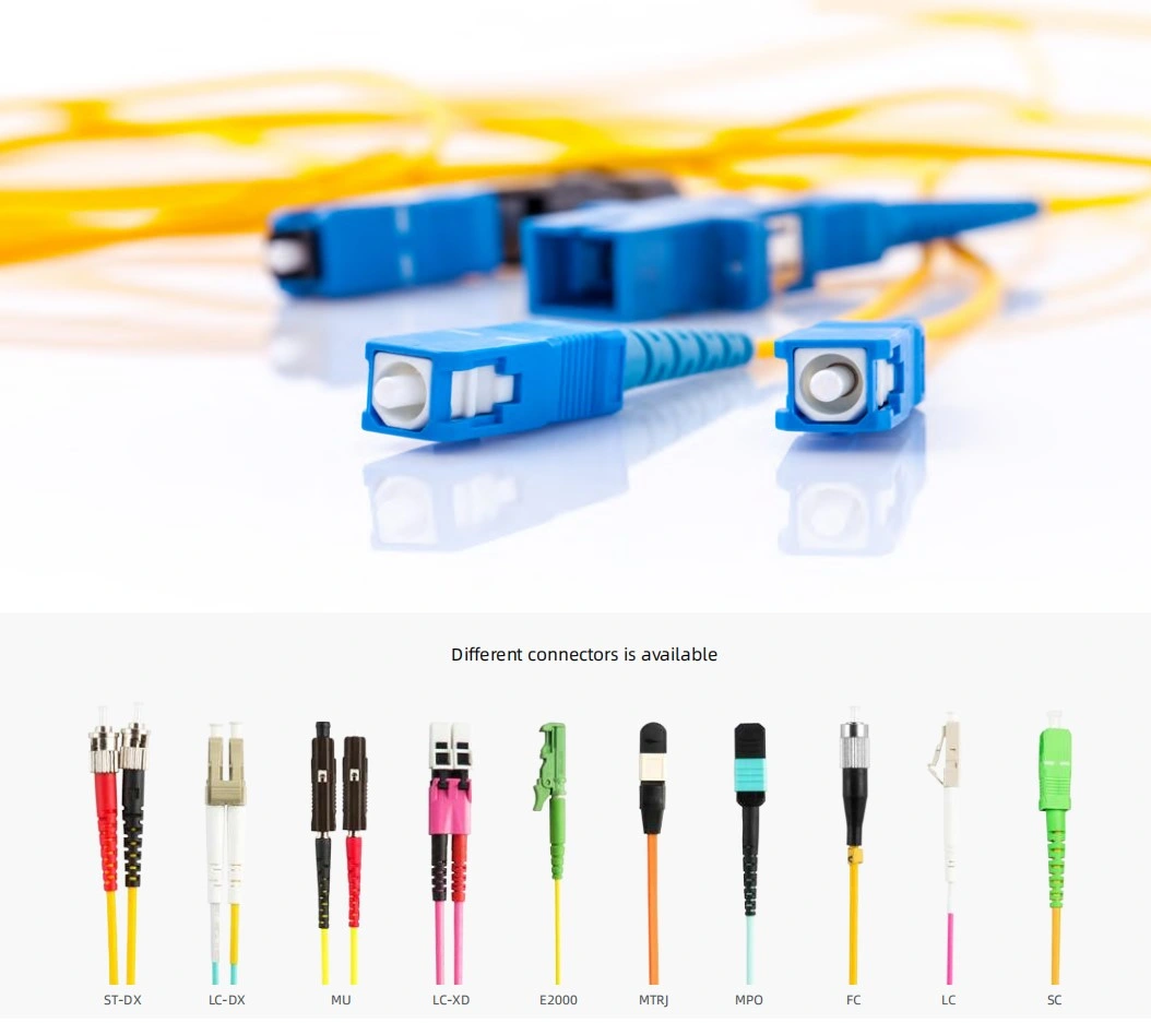 FTTH Fiber Optic Sm Om3 Om4 Simplex Patch Leads with Sc APC Upc Connector