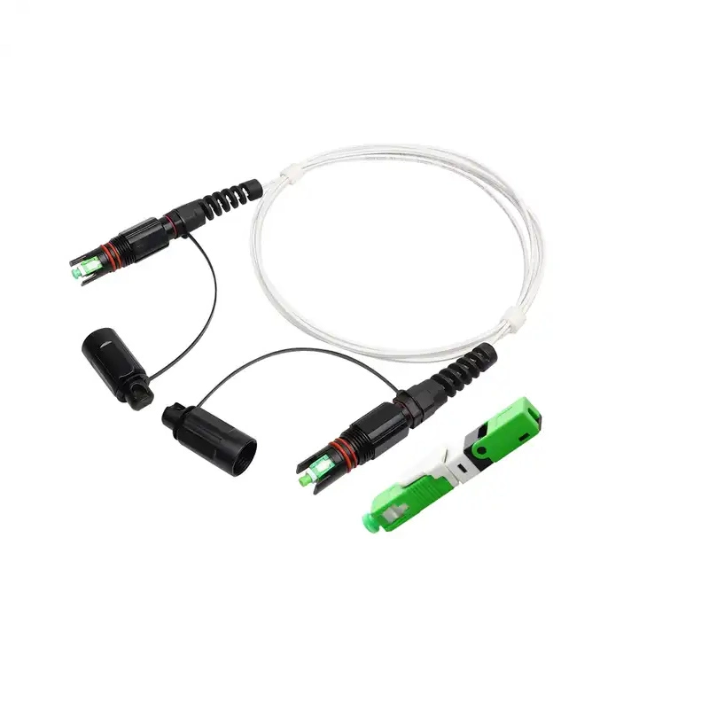 Reinforced Optic Fiber Patch Cord with Waterproof Connector Compatible Optitap Sc Connector