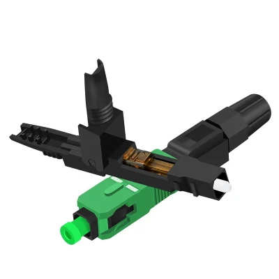 Ftth Project Verwendbare Faserrohrverbinder Schnellmontage Glasfaser Anschluss