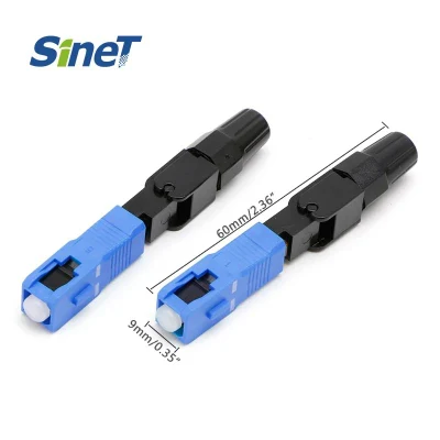  FTTH Glasfaser-Zubehör Duplex-Schnelladapter St FC SC LC UPC APC Fast-Steckverbinder