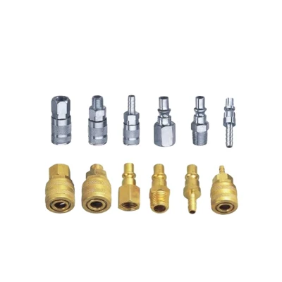  Heißer Verkauf Messing Pneumatische Luft Schlauch Fittings Steckverbinder Metall Schnell Kupplung Anschließen
