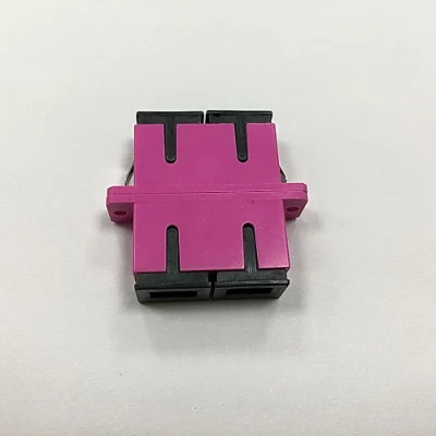 Sc Om4 Simplex Magenta Gehäuse Lichtwellenleiter-Adapter