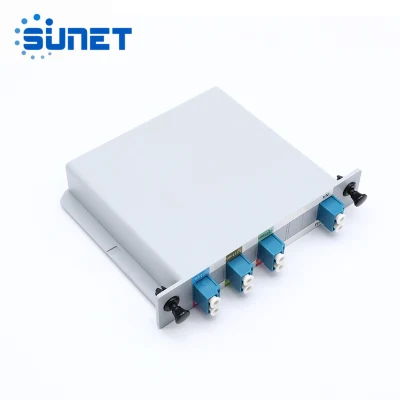 FTTH 4 8 16-Kanal LC SC-Kartensplitter Gerätekoppler Mux Demux Module WDM Fwdm DWDM CWDM