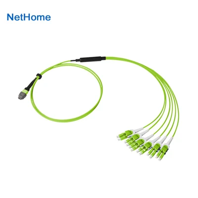 12F LSZH 3,0mm Stammkabel OM5 MPO-MPO LWL-Patch Kabel