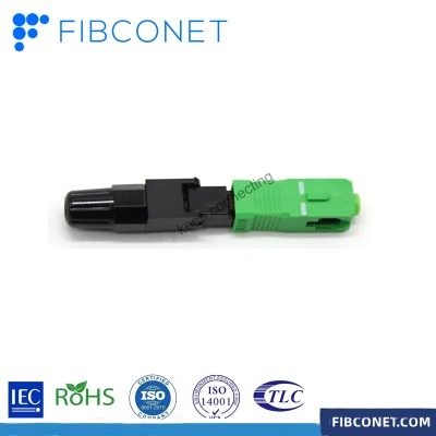 FTTH LWL-Baugruppe SC APC SM Simplex Optical SC Schnellanschluss